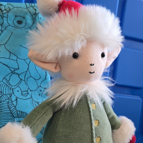 Retired NWT Jellycat Holiday Leffy Elf - Picture 3 of 13